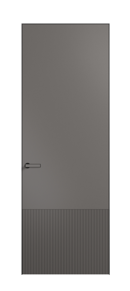 Межкомнатная дверь Velvet АКП 8202 Матовый классический серый. Цена 73990  | Volhovec