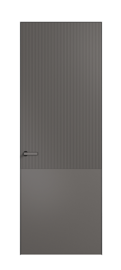 Дверь межкомнатная Velvet 8205 Матовый классический серый. Скрытый короб Черный Цена 68220 . Фабрика дверей Волховец 8 (800) 551 43 19 Межкомнатная дверь Velvet 8205 Матовый классический серый. Цена 68220 | Volhovec