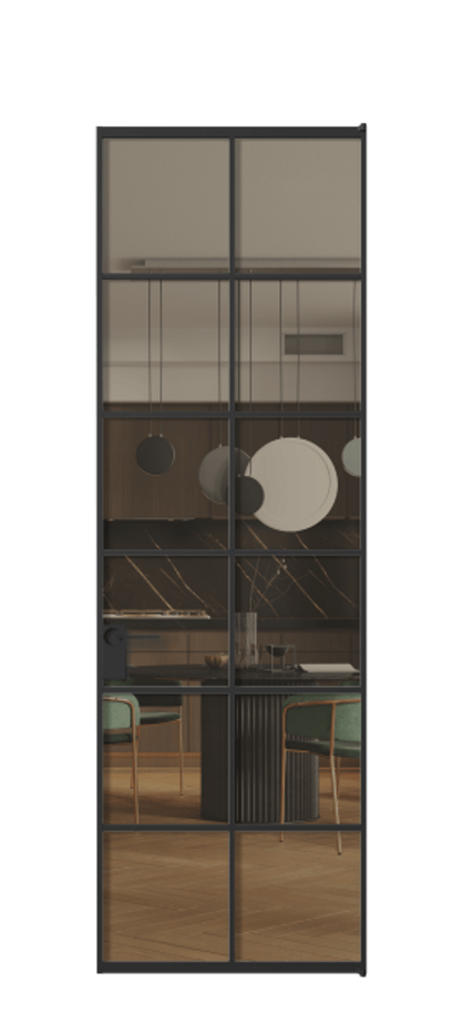 Алюминиевая дверь АЛПЛ040.05 Алюминий Черный Прозрачное бронзовое стекло, триплекс. Без короба чер Цена 130760 Стоимость комплекта двери включает:
1. Полотно (600/650/700/750/800/850/900/950*2000-2400 мм).
2. Короб
3. Комплект фурнитуры (2 торцевые петли и магнитный замок с ответной планкой). Фабрика дверей Волховец 8 (800) 551 43 19 Алюминиевая дверь АЛПЛ040.05 Алюминий Черный Прозрачное бронзовое стекло, триплекс Цена 130760 | Volhovec