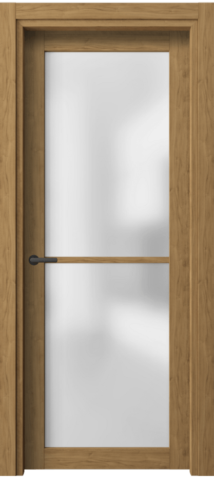 Межкомнатная дверь Нео 2108 Грецкий орех Сатинированное стекло Цена 38220 ₽ | Volhovec
