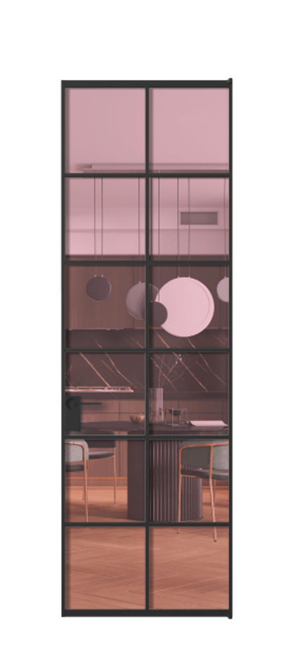 Алюминиевая дверь АЛПЛ040.05 Алюминий Черный Прозрачное розовое стекло, триплекс. Без короба чер Цена 130760 Стоимость комплекта двери включает:
1. Полотно (600/650/700/750/800/850/900/950*2000-2400 мм).
2. Короб
3. Комплект фурнитуры (2 торцевые петли и магнитный замок с ответной планкой). Фабрика дверей Волховец 8 (800) 551 43 19 Алюминиевая дверь АЛПЛ040.05 Алюминий Черный Прозрачное розовое стекло, триплекс Цена 130760 | Volhovec