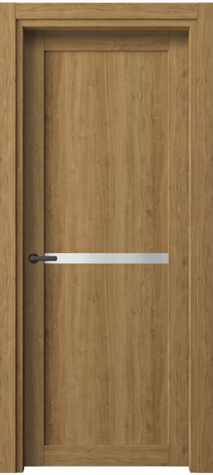 Межкомнатная дверь Нео 2112 Грецкий орех Сатинированное стекло Цена 36850 ₽ | Volhovec