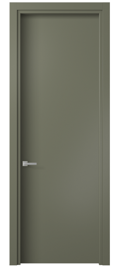 Межкомнатная дверь Планум 0010 Матовый оливковый тёмный  Цена 43990 ₽ | Volhovec