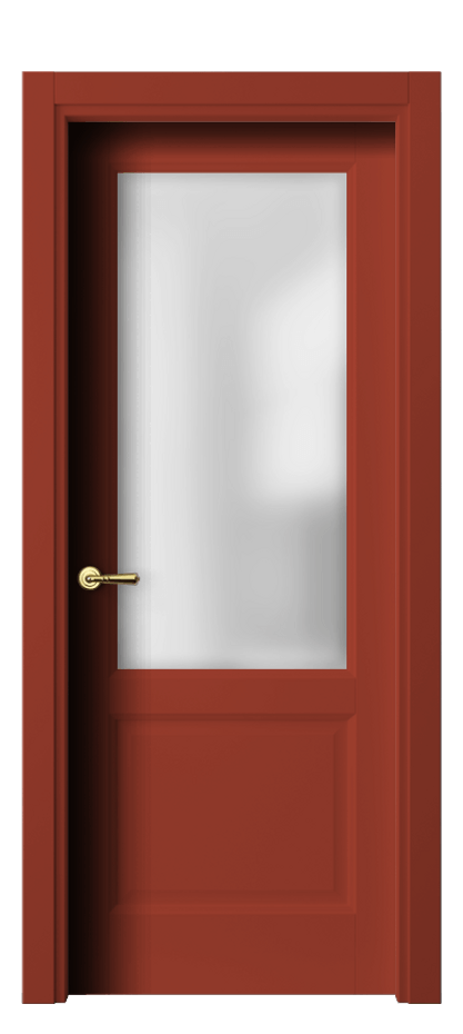 Межкомнатная дверь Galant 1422 Матовый белоснежный Сатинированное стекло Цена 71610 ₽ | Volhovec