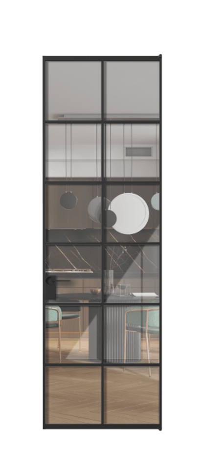 Алюминиевая дверь АЛПЛ040.05 Алюминий Черный Рефлективное прозрачное стекло "Stopsol", калёное. Без короба чер Цена 160090 Стоимость комплекта двери включает:
1. Полотно (600/650/700/750/800/850/900/950*2000-2400 мм).
2. Короб
3. Комплект фурнитуры (2 торцевые петли и магнитный замок с ответной планкой). Фабрика дверей Волховец 8 (800) 551 43 19 Алюминиевая дверь АЛПЛ040.05 Алюминий Черный Рефлективное прозрачное стекло "Stopsol", калёное Цена 160090 | Volhovec