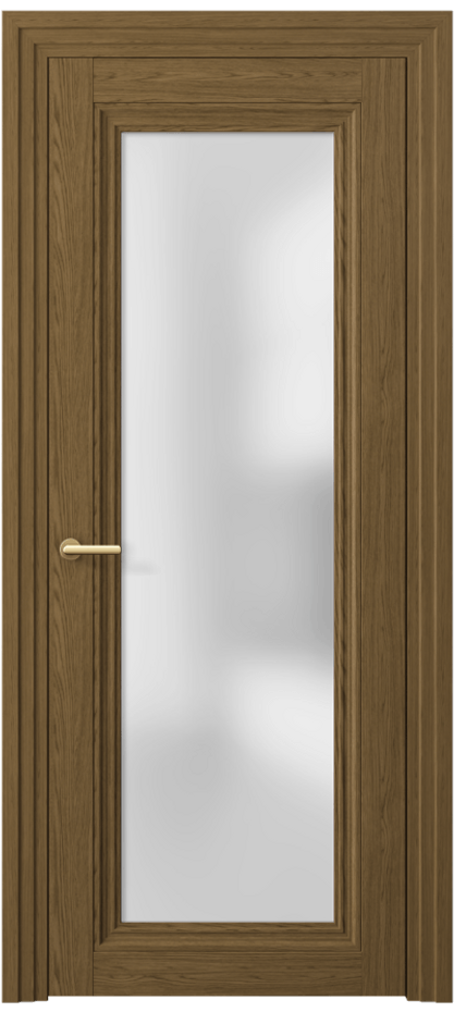 Межкомнатная дверь Centro 2502 Торфяной дуб Сатинированное стекло Цена 53440 ₽ | Volhovec