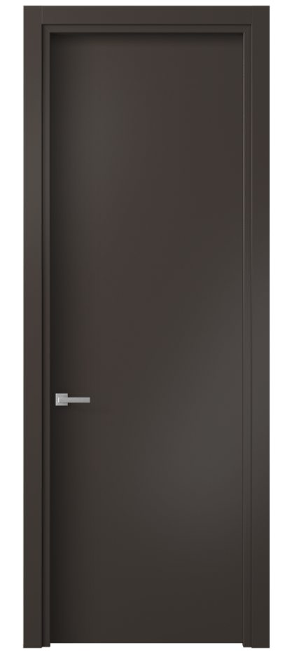 Межкомнатная дверь Планум 0010 Матовый антрацит  Цена 45880 ₽ | Volhovec