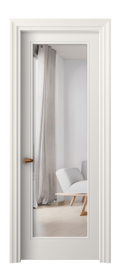 Дверь межкомнатная Esse 8502 Матовый пудровый белый Двустороннее зеркало, триплекс Фигурный универсальный наличник МПБЛ Цена 75910 ₽ Наличники уже входят в базовый комплект. Фабрика дверей Волховец 8 (800) 551 43 19 Межкомнатная дверь Esse 8502 Матовый пудровый белый Двустороннее зеркало, триплекс Цена 75910 ₽ | Volhovec