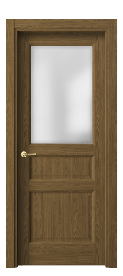 Межкомнатная дверь Галант 1432 Торфяной дуб Сатинированное стекло Цена 245470 AMD | Volhovec