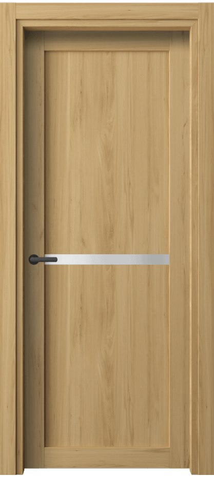 Межкомнатная дверь Нео 2112 Солнечный вяз Сатинированное стекло Цена 36850 ₽ | Volhovec