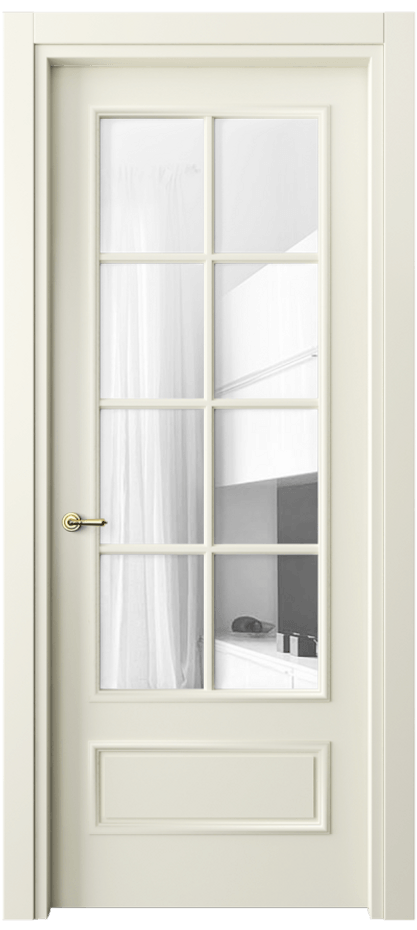 Дверь межкомнатная Paris 8112 Матовый молочно-белый Прозрачное стекло Гладкий наличник ММБ Цена 80850 ₽ Наличники уже входят в базовый комплект. Фабрика дверей Волховец 8 (800) 551 43 19 Межкомнатная дверь Paris 8112 Матовый молочно-белый Прозрачное стекло Цена 80850 ₽| Volhovec