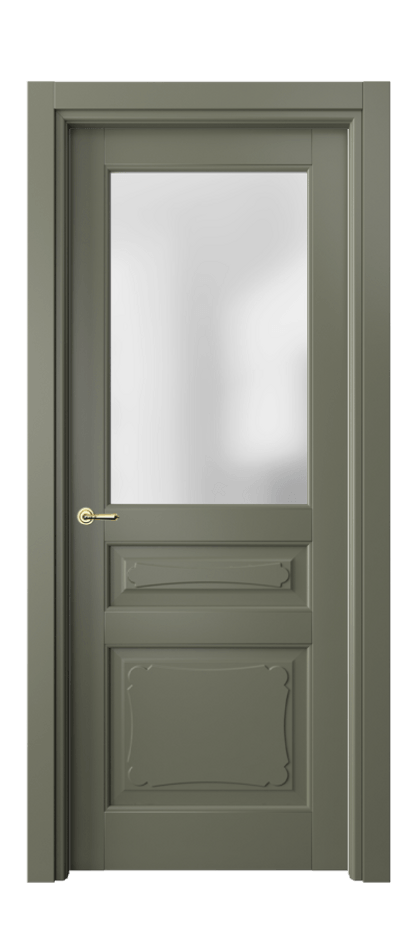 Межкомнатная дверь Toscana Elegante 6324 Бук оливковый тёмный Сатинированное стекло Цена 106260 ₽ | Volhovec