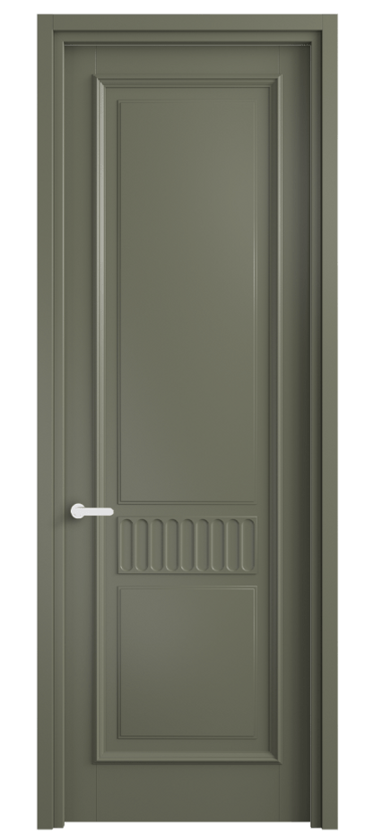 Межкомнатная дверь Шарм 6707 Матовый оливковый тёмный  Цена 102580 ₽ | Volhovec