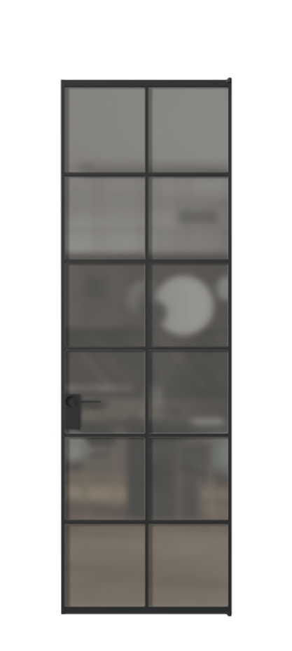 Алюминиевая дверь АЛПЛ040.05 Алюминий Черный Сатинированное серое стекло, триплекс. Без короба чер Цена 130760 Стоимость комплекта двери включает:
1. Полотно (600/650/700/750/800/850/900/950*2000-2400 мм).
2. Короб
3. Комплект фурнитуры (2 торцевые петли и магнитный замок с ответной планкой). Фабрика дверей Волховец 8 (800) 551 43 19 Алюминиевая дверь АЛПЛ040.05 Алюминий Черный Сатинированное серое стекло, триплекс Цена 130760 | Volhovec