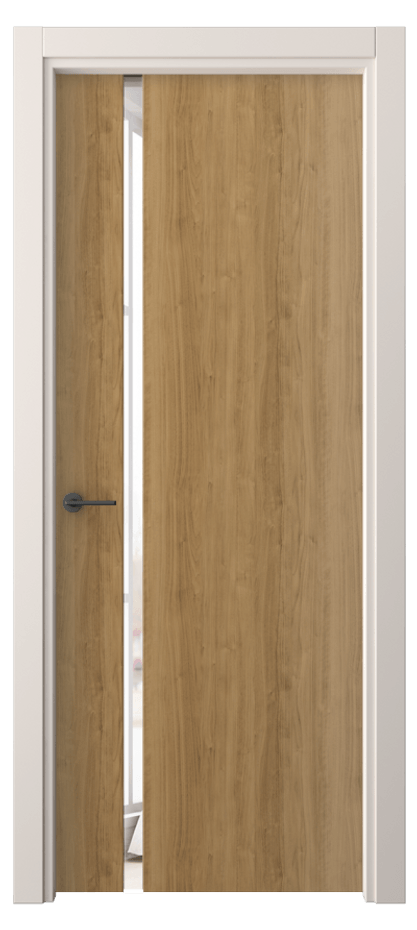 Межкомнатная дверь Freedom 4222 Грецкий орех Двустороннее зеркало, триплекс Цена 44940 ₽ | Volhovec