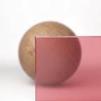 Прозрачное розовое стекло, триплекс, 6мм