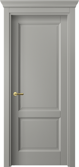 Дверь межкомнатная 1421 МНСР. Цвет Матовый нейтральный серый. Материал Гладкая эмаль. Коллекция Галант. Картинка.