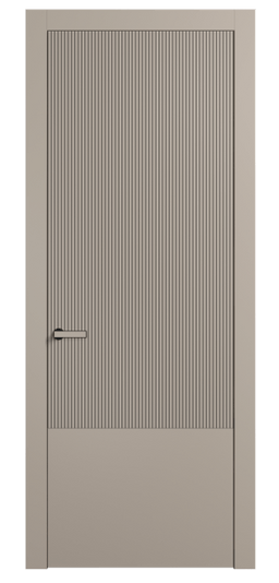Дверь межкомнатная АКП 8203 МБСК Матовый бисквитный. Цвет Матовый бисквитный. Материал Гладкая эмаль. Коллекция Вельвет. Картинка.