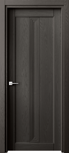Дверь межкомнатная 6121 ДАН. Цвет Дуб антрацит. Материал Массив дуба эмаль. Коллекция Ego. Картинка.