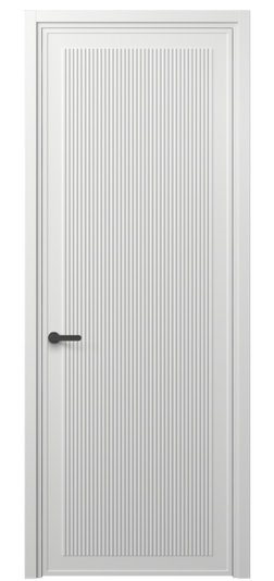 Дверь межкомнатная 8622 МБЛ . Цвет Матовый белоснежный. Материал Гладкая эмаль. Коллекция Дюна. Картинка.
