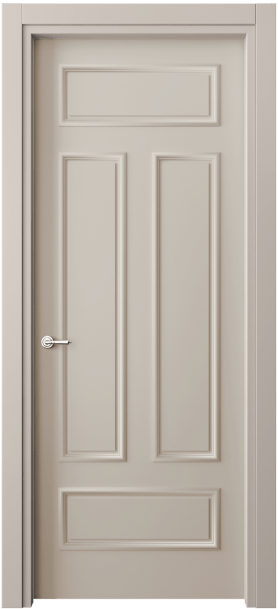 Дверь межкомнатная 8143 МСБЖ. Цвет Матовый светло-бежевый. Материал Гладкая эмаль. Коллекция Paris. Картинка.
