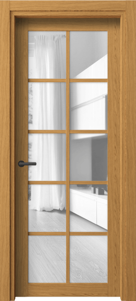 Дверь межкомнатная 2106 ВНД ПРОЗ. Цвет Ванильный дуб. Материал Ламинатин. Коллекция Neo. Картинка.